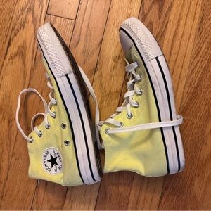Converse Yellow High-Top Sneakers